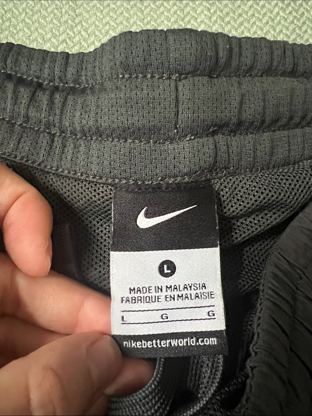 Nike Men's Athletic Shorts with Reflective Side Stripe - Picture 2 of 3